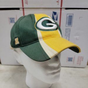 Vintage Reebok Green Bay Packers NFL Baseball Cap Mens One size Adjustable